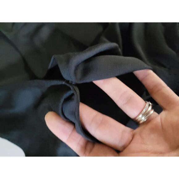 Women's size small v-neck sleeveless blouse top blue Chelsea 28 cinch waist - Picture 9 of 13